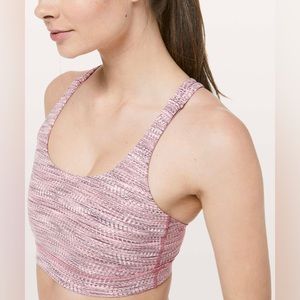 Lululemon Energy Bra in Arrow Jacquard Antique Bark Copper Coil